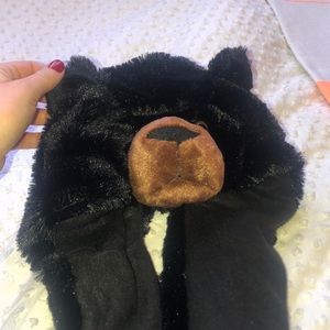 Cute bear hat/ glove combo
